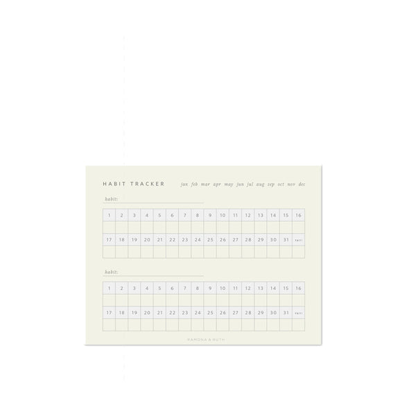 Monthly Habit Tracker